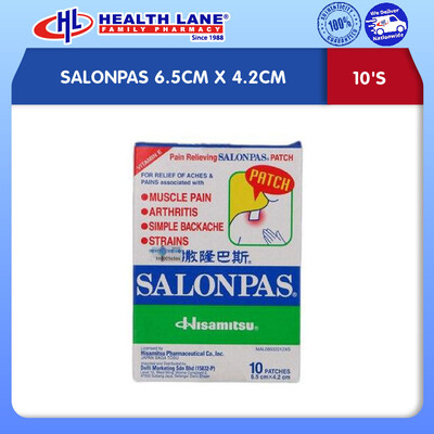SALONPAS 6.5CMx4.2CM (10'S)